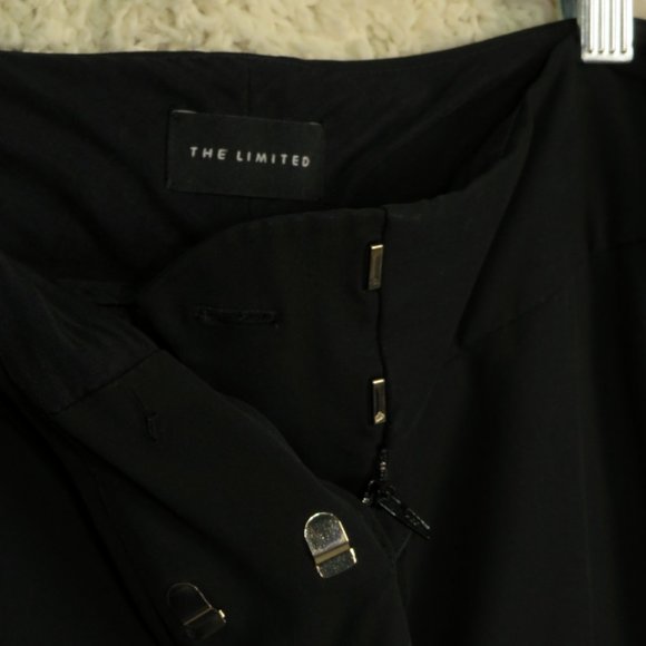 The Limited* Women's Zipper & Hook‎ Closure Flared Bottom Pants~ Size 2 (Black) - Picture 5 of 10